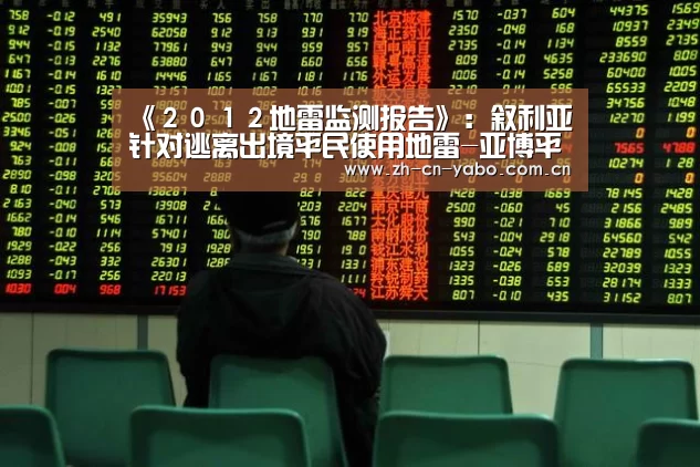 《2012地雷监测报告》:叙利亚针对逃离出境平民使用地雷-亚博平台(图4) 亚博网站
